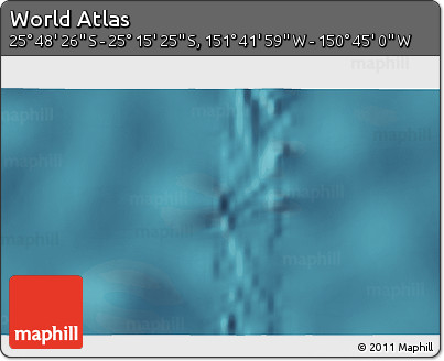 Satellite 3D Map of the Area around 25° 31' 56" S, 151° 13' 29" W