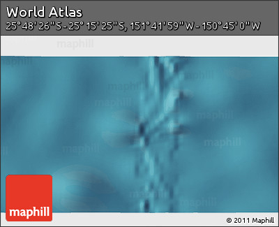 Satellite 3D Map of the Area around 25° 31' 56" S, 151° 13' 29" W
