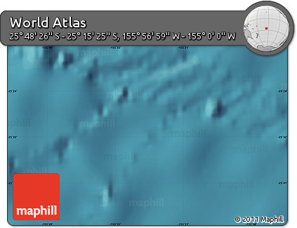 Satellite Map of the Area around 25° 31' 56" S, 155° 28' 29" W