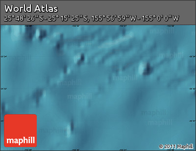 Satellite Map of the Area around 25° 31' 56" S, 155° 28' 29" W