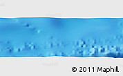 Shaded Relief Panoramic Map of the area around 25° 31' 56" S, 15° 13' 29" W