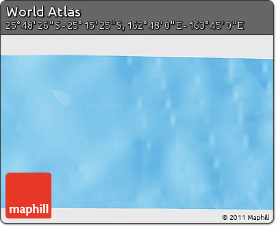 Political 3D Map of the Area around 25° 31' 56" S, 163° 16' 30" E