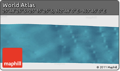 Satellite Panoramic Map of the Area around 25° 31' 56" S, 163° 16' 30" E