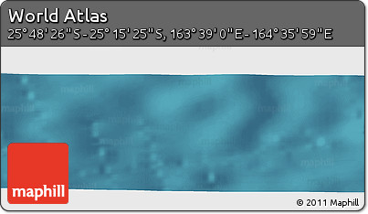Satellite Panoramic Map of the Area around 25° 31' 56" S, 164° 7' 30" E