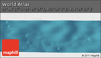 Satellite Panoramic Map of the Area around 25° 31' 56" S, 164° 7' 30" E