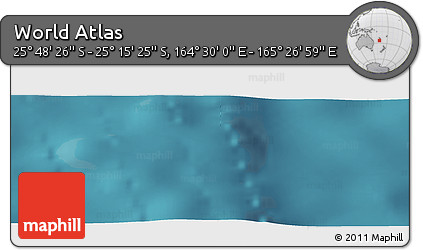 Satellite Panoramic Map of the Area around 25° 31' 56" S, 164° 58' 29" E