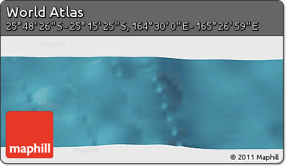 Satellite Panoramic Map of the Area around 25° 31' 56" S, 164° 58' 29" E