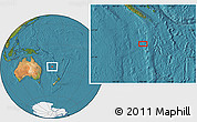 Satellite Location Map of the area around 25° 31' 56" S, 166° 40' 30" E