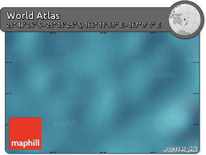 Satellite Map of the Area around 25° 31' 56" S, 166° 40' 30" E