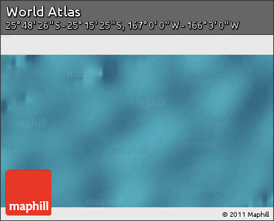 Satellite 3D Map of the Area around 25° 31' 56" S, 166° 31' 30" W