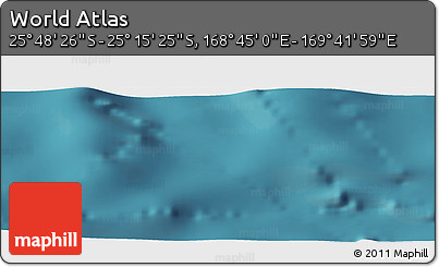 Satellite Panoramic Map of the Area around 25° 31' 56" S, 169° 13' 29" E