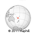 Outline Map of the Area around 25° 31' 56" S, 171° 46' 30" E, rectangular outline