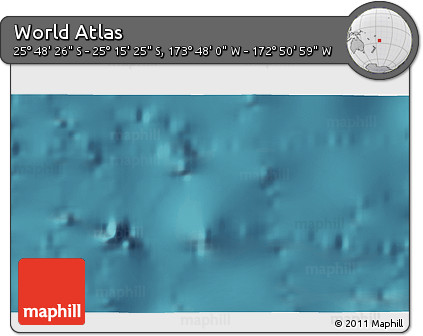 Satellite 3D Map of the Area around 25° 31' 56" S, 173° 19' 29" W