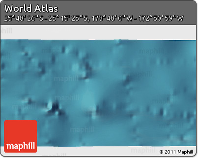 Satellite 3D Map of the Area around 25° 31' 56" S, 173° 19' 29" W
