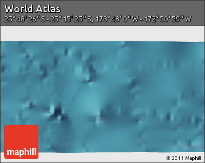 Satellite 3D Map of the Area around 25° 31' 56" S, 173° 19' 29" W