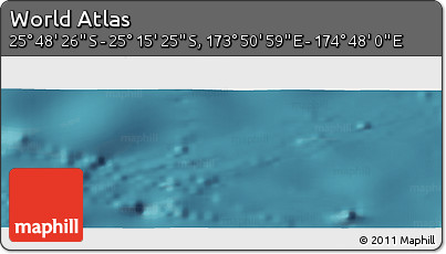 Satellite Panoramic Map of the Area around 25° 31' 56" S, 174° 19' 29" E