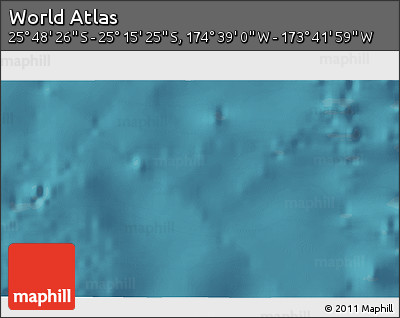 Satellite 3D Map of the Area around 25° 31' 56" S, 174° 10' 30" W