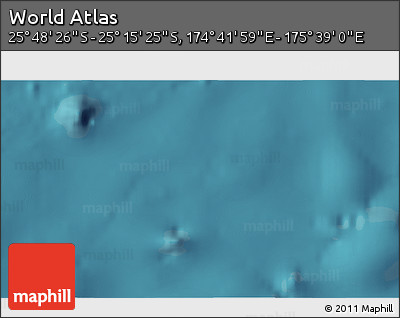 Satellite 3D Map of the Area around 25° 31' 56" S, 175° 10' 30" E