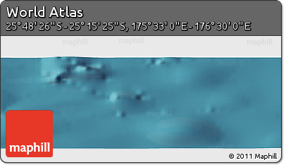 Satellite Panoramic Map of the Area around 25° 31' 56" S, 176° 1' 30" E