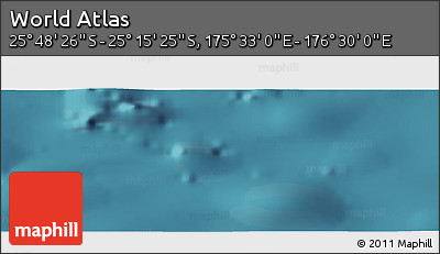 Satellite Panoramic Map of the Area around 25° 31' 56" S, 176° 1' 30" E