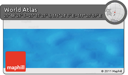 Physical Panoramic Map of the Area around 25° 31' 56" S, 176° 52' 30" E