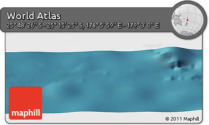 Satellite Panoramic Map of the Area around 25° 31' 56" S, 178° 34' 29" E