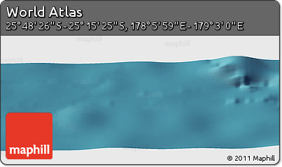 Satellite Panoramic Map of the Area around 25° 31' 56" S, 178° 34' 29" E