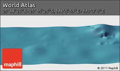 Satellite Panoramic Map of the Area around 25° 31' 56" S, 178° 34' 29" E