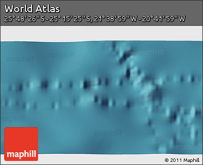 Satellite 3D Map of the Area around 25° 31' 56" S, 21° 10' 29" W