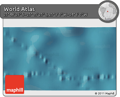 Satellite 3D Map of the Area around 25° 31' 56" S, 24° 34' 30" W