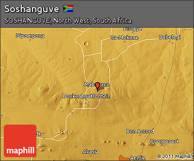 Physical Map of Soshanguve