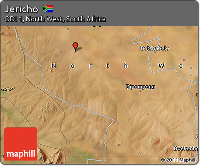 Satellite Map of Jericho