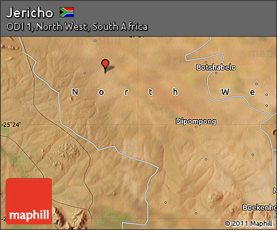 Satellite Map of Jericho