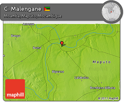 Physical 3D Map of C. Malengane