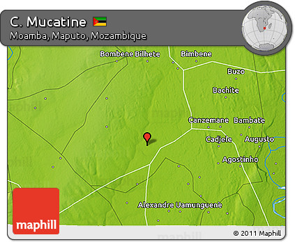 Physical 3D Map of C. Mucatine