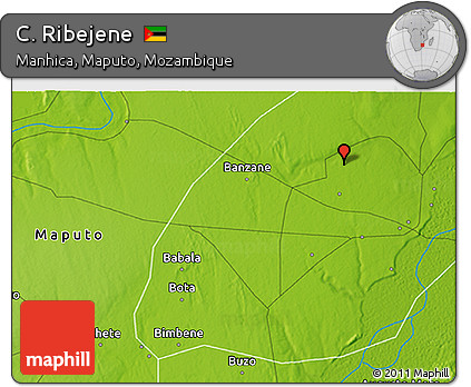 Physical 3D Map of C. Ribejene