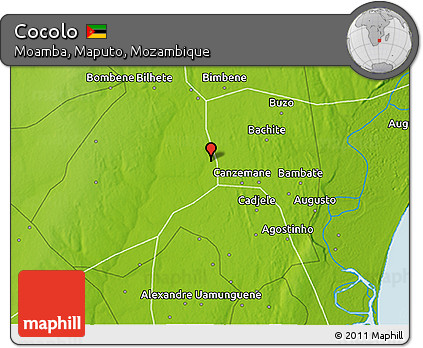 Physical 3D Map of Cocolo