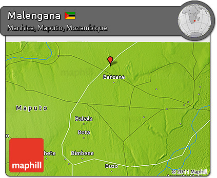 Physical 3D Map of Malengana