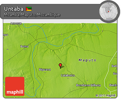 Physical 3D Map of Untaba