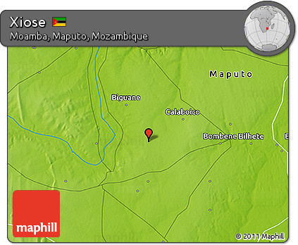 Physical 3D Map of Xiose