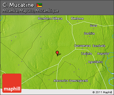 Physical 3D Map of C. Mucatine