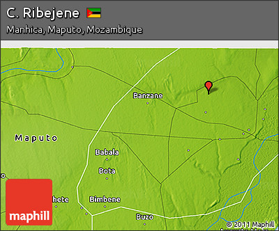 Physical 3D Map of C. Ribejene