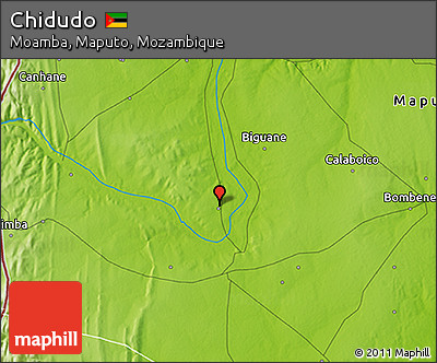 Physical 3D Map of Chidudo