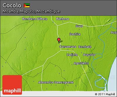 Physical 3D Map of Cocolo