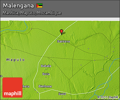 Physical 3D Map of Malengana