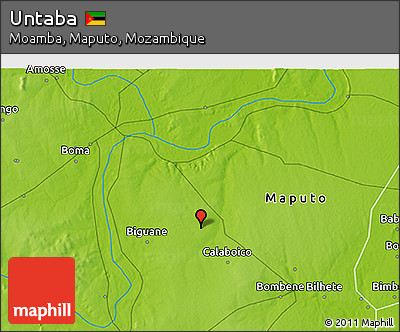 Physical 3D Map of Untaba