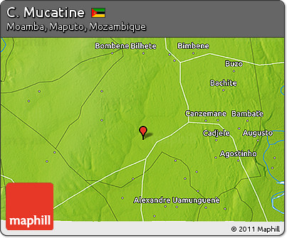 Physical 3D Map of C. Mucatine