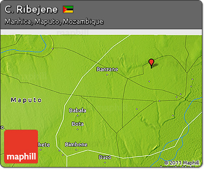 Physical 3D Map of C. Ribejene