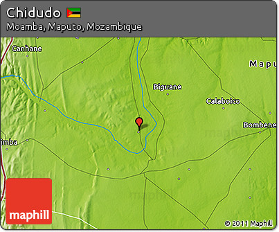 Physical 3D Map of Chidudo
