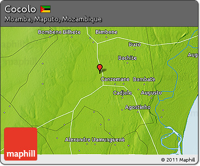 Physical 3D Map of Cocolo
